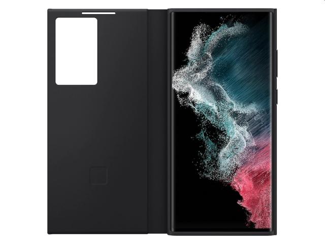 Калъф Samsung S22 Ultra S908 Smart Clear View Cover, Black