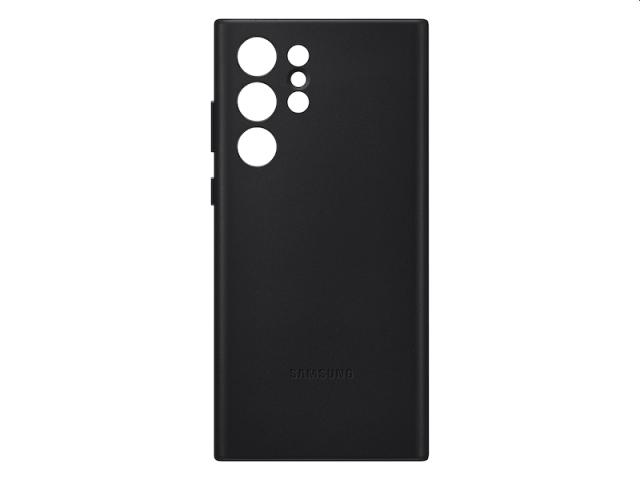 Калъф Samsung S22 Ultra S908 Leather Cover, Black