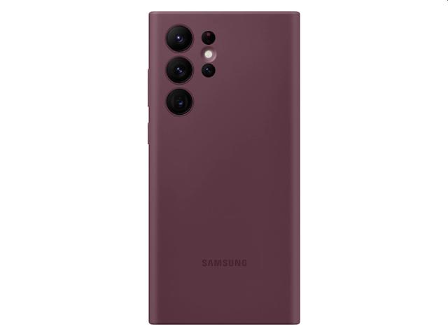 Калъф Samsung S22 Ultra S908 Silicone Cover, Burgundy