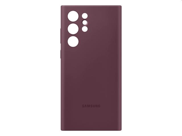 Калъф Samsung S22 Ultra S908 Silicone Cover, Burgundy
