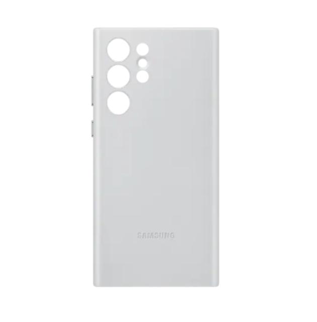 Калъф Samsung S22 Ultra G908 Leather Cover Light Gray