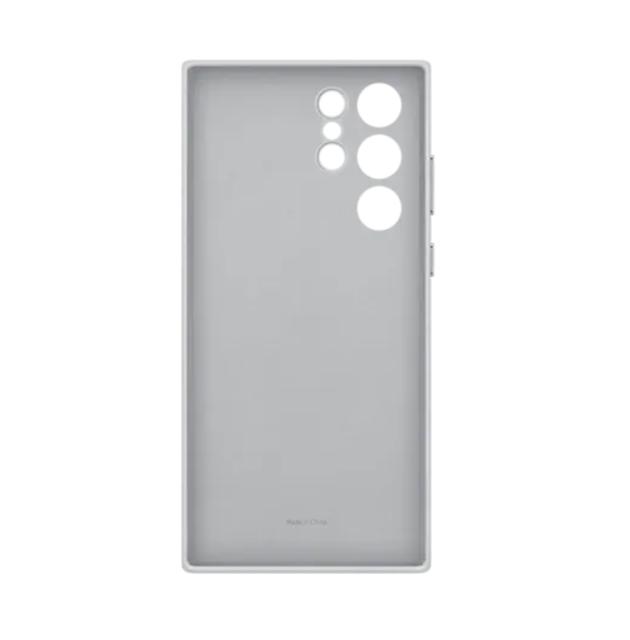 Калъф Samsung S22 Ultra G908 Leather Cover Light Gray