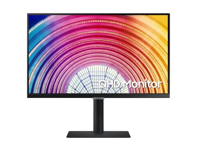 Монитор Samsung 24A600 , 23.8" IPS LED, 75 Hz, 4 ms GTG, 2560x1440, 300 cd/m2, 1000:1, HDR 10, AMD FreeSync, Eye Saver, Flicker Free, Display Port 1.2, HDMI 1.4, 178°/178°, Black
