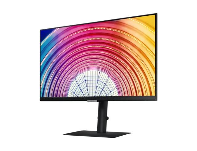 Монитор Samsung 24A600 , 23.8" IPS LED, 75 Hz, 4 ms GTG, 2560x1440, 300 cd/m2, 1000:1, HDR 10, AMD FreeSync, Eye Saver, Flicker Free, Display Port 1.2, HDMI 1.4, 178°/178°, Black