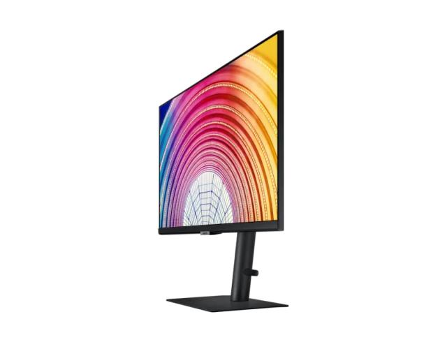Монитор Samsung 24A600 , 23.8" IPS LED, 75 Hz, 4 ms GTG, 2560x1440, 300 cd/m2, 1000:1, HDR 10, AMD FreeSync, Eye Saver, Flicker Free, Display Port 1.2, HDMI 1.4, 178°/178°, Black