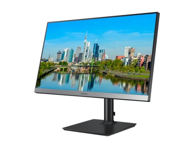 Монитор Samsung F24T650FYUX , 24" IPS, 75Hz, 5 ms GTG, 1,920 x 1,080, 250 cd/m2, Flicker Free, FreeSync, DP, DVI 1.2, HDMI 1.4, USB 3.0 *1, USB2.0 *2, Speakers, Dark Blue Gray
