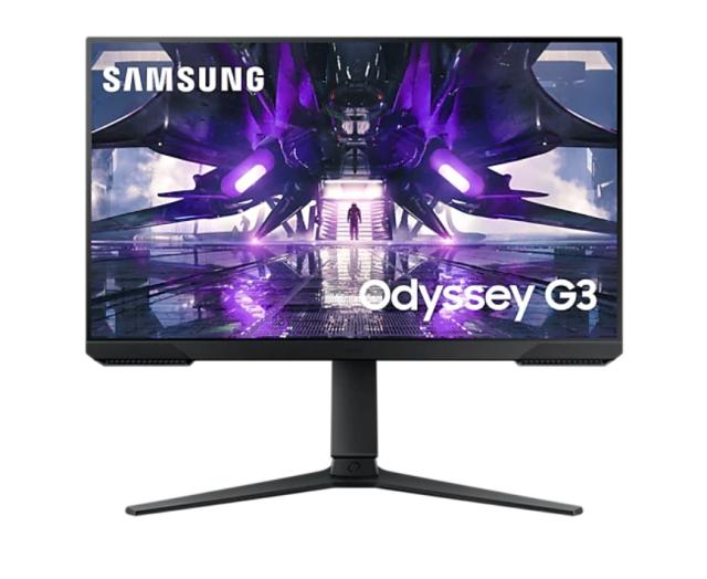 Монитор Samsung 24G30A 24" Odyssey G3, VA, 144 Hz, 1 ms (MPRT), 250 cd/m2, 3000: 1, 1920x1080, Mega DCR, ,AMD FreeSync Premium, Display Port, HDMI, Black