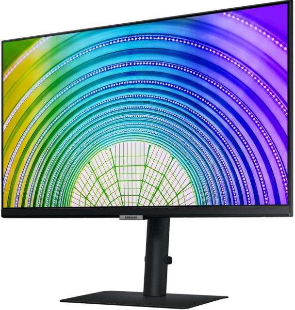 Монитор Samsung 24A600 , 23.8" IPS LED, 75 Hz, 4 ms GTG, 2560x1440, 300 cd/m2, 1000:1, HDR 10, AMD FreeSync, Eye Saver, Flicker Free, USB Type C, Display Port 1.2, HDMI 1.4, 178°/178°, Black