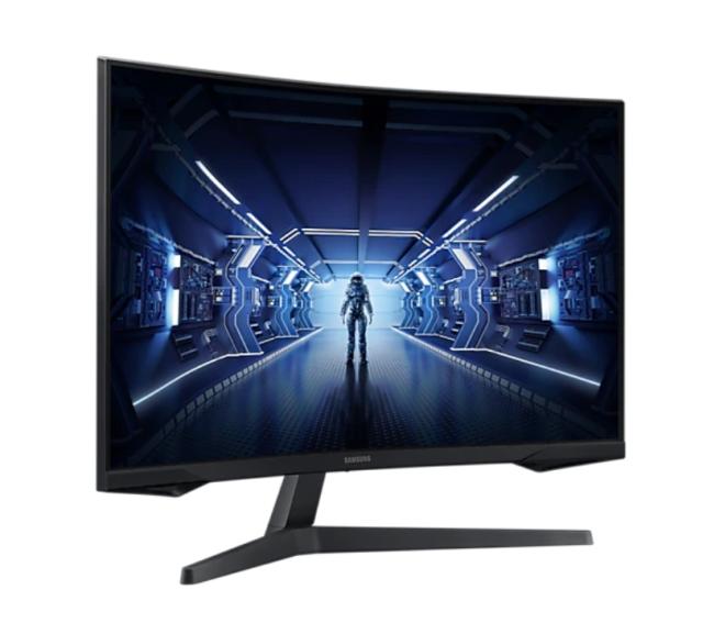 Монитор Samsung C27G55TQ, 27" Odyssey GAMING, Curved VA QLED, 144 Hz, 1 ms GTG, 2560x1440, 250 cd/m2, 2500:1 Contrast, AMD FreeSync, HDR, Eye Saver Mode, Flicker Free, Game Mode, Display Port 1.2, HDMI 2.0, 178°/178°, Black