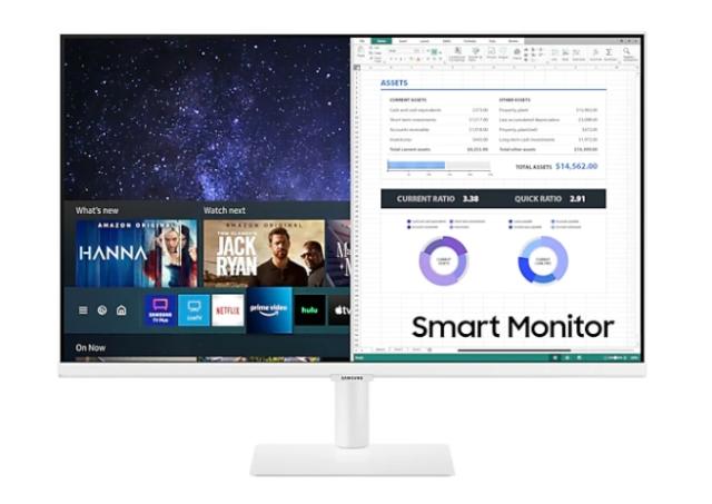 Монитор Samsung 27A501 , 27" VA LED, 60 Hz, 8 ms GTG, 1920x1080, 250 cd/m2, 3000:1, HDR 10, AMD FreeSync, Eye Saver, Flicker Free, 2xUSB 2.0, 2 HDMI, Speakers 2x5W, Headphone Jack, 178°/178°, White