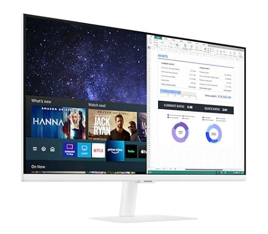 Монитор Samsung 27A501 , 27" VA LED, 60 Hz, 8 ms GTG, 1920x1080, 250 cd/m2, 3000:1, HDR 10, AMD FreeSync, Eye Saver, Flicker Free, 2xUSB 2.0, 2 HDMI, Speakers 2x5W, Headphone Jack, 178°/178°, White