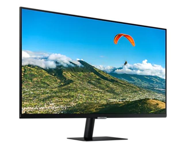 Монитор Samsung 27AM500, 27" VA SMART Monitor, 60Hz, 8 ms GTG, 1920 x 1080, 250 cd/m2, 3000:1 Contrast, HDR10, DeX, Mirroring, AirPlay 2, Remote Access, Eye Saver Mode, Flicker Free, Game Mode, Bluetooth 4.2, WiFi 5, 2xHDMI 2.0, Speakers, 178°/178°, 