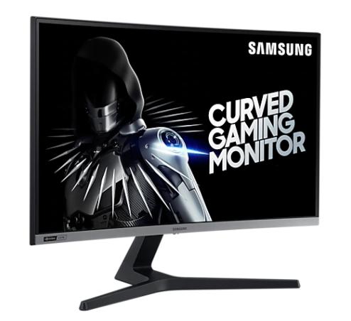 Монитор Samsung LC27RG50FQ, 27" Odyssey GAMING, Curved 1500R VA, 240 Hz, 4 ms GTG, 1920x1080, 300 cd/m2, 3000:1 Contrast, G-Sync Compatible, Eye Saver Mode, Flicker Free, Game Mode, Black Equalizer, Display Port 1.2, 2xHDMI 2.0, 178°/178°, Dark Blue 