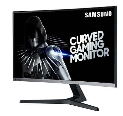 Монитор Samsung LC27RG50FQ, 27" Odyssey GAMING, Curved 1500R VA, 240 Hz, 4 ms GTG, 1920x1080, 300 cd/m2, 3000:1 Contrast, G-Sync Compatible, Eye Saver Mode, Flicker Free, Game Mode, Black Equalizer, Display Port 1.2, 2xHDMI 2.0, 178°/178°, Dark Blue 