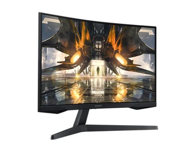 Монитор Samsung 27AG550A 27" Curved Odyssey G55A, VA, 165 Hz, 1 ms (MPRT), 250 cd/m2, 3000: 2560x1440, Mega DCR, ,AMD FreeSync Premium, Display Port, HDMI, Black