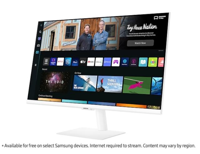 Монитор Samsung 27BM501, 27" VA LED, SMART, 60 Hz, 4 ms GTG, 1920x1080, 250 cd/m2, 3000:1, HDR 10, Eye Saver, Flicker Free, Auto Source Switch+, 2xUSB 2.0, 2xHDMI 1.4, Wi-Fi 5, Bluetooth 4.2, Speakers, 178°/178°, White