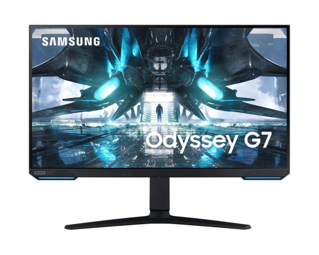 Монитор Samsung 28G700, 27" IPS LED, 114465 Hz, 1 ms GTG, 3840x2160, 400 cd/m2, 1000:1, HDR 400, G-Sync Compatible, Eco Saving Plus, Eye Saver, Flicker Free, 2xUSB 3.0, Display Port 1.4, 2xHDMI 2.1, Headphone Jack, 178°/178°, Black