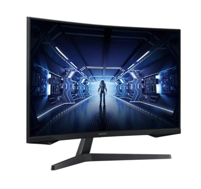 Монитор Samsung 32G55, 32" Curved VA LED, 1000R, 144 Hz, 1 ms, HDR 10, 2560x1440, 250 cd/m2, 2500:1 Contrast, Mega DCR, Black Equalizer, FreeSync Premium, Eye Saver Mode, Flicker Free, Display Port 1.2, HDMI 2.0, Headphone, 178°/178°, Black