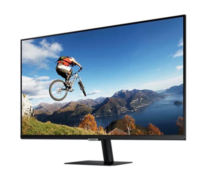 Монитор Samsung 32AM700, 31.5" VA SMART Monitor, 60Hz, 8 ms GTG, 3840 x 2160, 250 cd/m2, 3000:1 Contrast, HDR10, DeX, Mirroring, AirPlay 2, Remote Access, Eye Saver Mode, Flicker Free, Game Mode, Bluetooth 4.2, WiFi 5, 2xHDMI 2.0, Speakers, 178°/178°