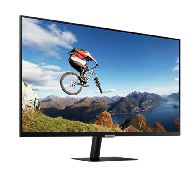 Монитор Samsung 32AM700, 31.5" VA SMART Monitor, 60Hz, 8 ms GTG, 3840 x 2160, 250 cd/m2, 3000:1 Contrast, HDR10, DeX, Mirroring, AirPlay 2, Remote Access, Eye Saver Mode, Flicker Free, Game Mode, Bluetooth 4.2, WiFi 5, 2xHDMI 2.0, Speakers, 178°/178°