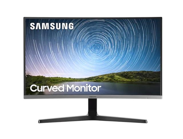 Монитор Samsung LC32R500, 32", Curved VA, 4 ms GTG, 1920x1080, 250 cd/m2, Flicker Free, D-Sub, HDMI 2.0, Basel-less, Dark Blue Gray