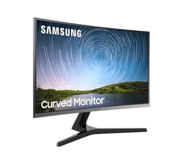 Монитор Samsung LC32R500, 32", Curved VA, 4 ms GTG, 1920x1080, 250 cd/m2, Flicker Free, D-Sub, HDMI 2.0, Basel-less, Dark Blue Gray