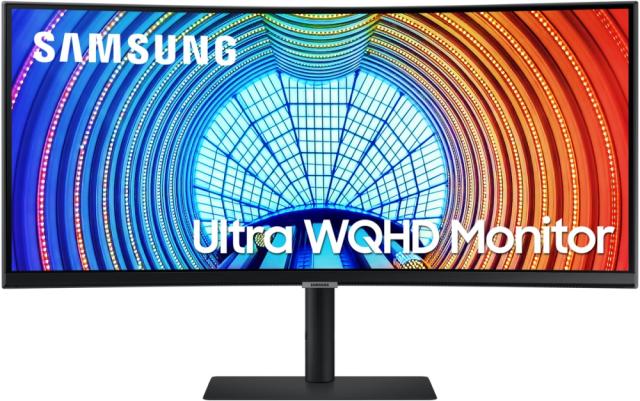 Монитор Samsung 34A650 , 34" VA LED, 100 Hz, 5 ms GTG, 3840x1440, 300 cd/m2, 4000:1, HDR 10, AMD FreeSync, Eye Saver, Flicker Free, USB Type C, Display Port 1.2, HDMI, 178°/178°, Black