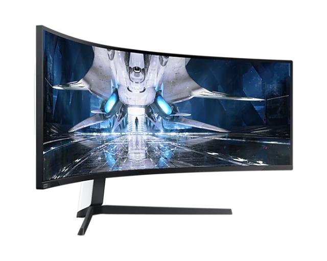 Монитор Samsung 49AG950, 49" Odyssey Neo G9, Curved VA Quantum Mini LED, 1000R, 240 Hz, 1 ms GTG, 5120 x 1440, 32:9 Aspect Ratio, 420cd/m2, 1 000 000:1, FreeSync Premium Pro, Low Input Lag Mode, Display Port 1.4, 2xHDMI 2.1, 2xUSB 3.0, Black