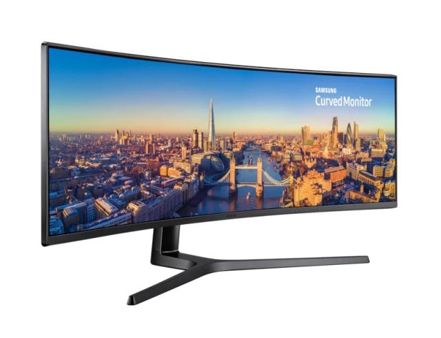 Монитор Samsung 49" 49J890D CURVED VA, 21:9, 1800R, 5ms, 3840x1080, 144Hz, FreeSync, DP 1.2, 1xHDMI 2.0, USB HUB, USB-C, 300cd/m2, 178°/178°, HAS, Tilt, Black