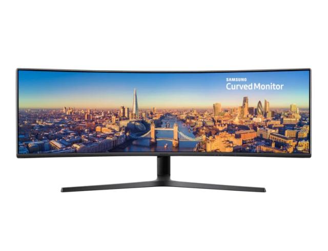 Монитор Samsung 49" 49J890D CURVED VA, 21:9, 1800R, 5ms, 3840x1080, 144Hz, FreeSync, DP 1.2, 1xHDMI 2.0, USB HUB, USB-C, 300cd/m2, 178°/178°, HAS, Tilt, Black