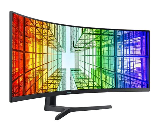 Монитор Samsung 49" 49A950 VA QLED, 120 Hz, 4 ms GTG, 5120x1440, 350 cd/m2, 3000:1, HDR 400, Eye Saver, Flicker Free, USB Type C, LAN, 3xUSB 3.0, Display Port, 2xHDMI, Speakers, Headphone Jack, 178°/178°, Black