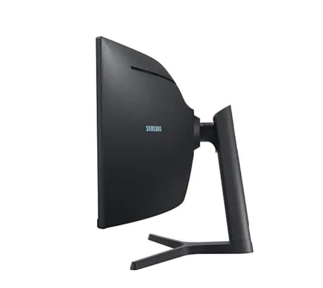 Монитор Samsung 49" 49A950 VA QLED, 120 Hz, 4 ms GTG, 5120x1440, 350 cd/m2, 3000:1, HDR 400, Eye Saver, Flicker Free, USB Type C, LAN, 3xUSB 3.0, Display Port, 2xHDMI, Speakers, Headphone Jack, 178°/178°, Black