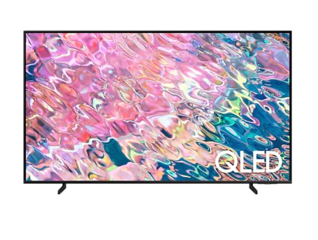 Телевизор Samsung 43" 43Q60B QLED FLAT, SMART, 3100 PQI, Dual LED, Quantum HDR, HDR 10+, Dolby Digital Plus, Q-Symphony, Bixby, Wi-Fi, Bluetooth 5.2, 3xHDMI, 2xUSB, Frameless, Tizen, Black
