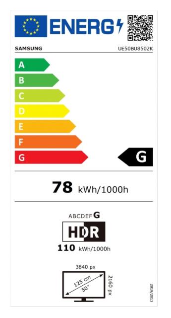 Телевизор Samsung 50" 50BU8502 4K UHD LED TV, SMART, Crystal Processor 4K, 2200 PQI, HDR 10+, Mega Contrast, Dolby Digital Plus, Q-Symphony, 3xHDMI, 2xUSB, WiFi 5, Bluetooth 5.2, Tizen, Black