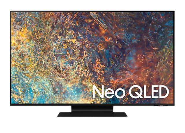 Телевизор Samsung 50'' 50QN90A QLED FLAT, SMART, 4400 PQI, Quantum Mini LED, Micro Dimming, Quantum HDR 1500, HDR 10+, FreeSync Premium Pro, Dolby Digital Plus, Q-Symphony, Mirroring, Bixby, Bluetooth 4.2, Wi-Fi 5, 4xHDMI, 2xUSB, Frameless, Tizen, Ti