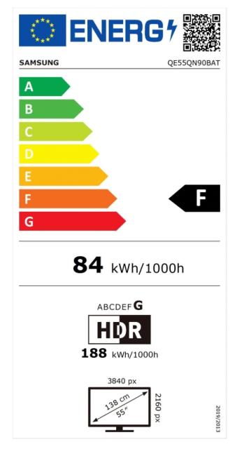 Телевизор Samsung 55" QE55QN90B 4K/UHD Smart TV, HDR10+, DVB-T2/C/S2 x 2, WiFi5, LAN, Bluetooth 5.2, 4x HDMI, 2x USB
