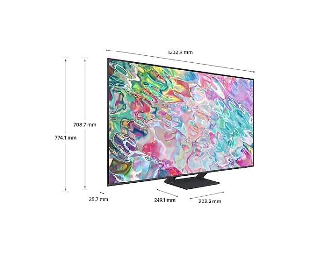 Телевизор Samsung 55" QE55Q70B 4K/UHD QLED Smart TV, HDR, DVB-T2/C/S2, Wi-Fi, LAN, Bluetooth, 4x HDMI, 2x USB