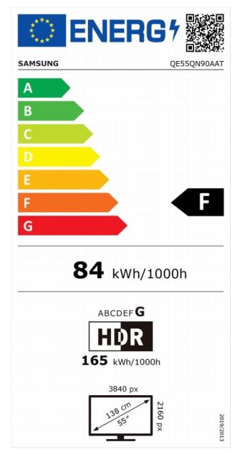 Телевизор Samsung 55'' 55QN90A QLED FLAT, SMART, 4500 PQI, Quantum Mini LED, Micro Dimming, Quantum HDR 2000, HDR 10+, Dolby Digital Plus, Q-Symphony, Mirroring, Bixby, Bluetooth 5.2, Wi-Fi 5, 4xHDMI, 2xUSB, Frameless, Tizen, Titan Black