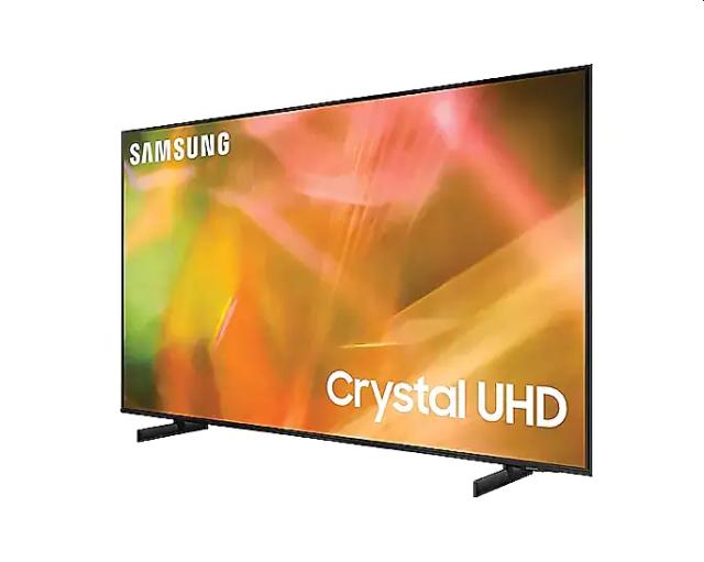 Телевизор Samsung 60" 60AU8072 4K UHD LED TV, SMART, Crystal Processor 4K, 2200 PQI, HDR 10+, Mega Contrast, Q-Symphony, Dolby Digital Plus , 3xHDMI, 2xUSB, WiFi, Bluetooth 5.2, Tizen, Black