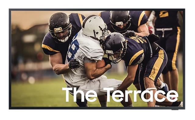 Телевизор Samsung 65'' QE65T7T The Terrace FLAT, SMART, 4400 PQI, Direct LED, Quantum HDR 2000, HDR 10+, Dolby Digital Plus, Bixby, Bluetooth 4.2, Wi-Fi, 3xHDMI, USB, Tizen, Titan Black