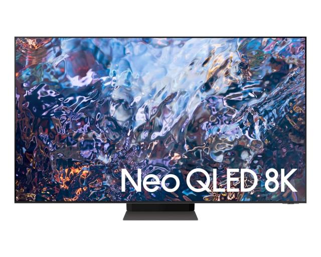 Телевизор Samsung 65'' 65QN700A Neo QLED 8K FLAT, SMART, 4700 PQI, Quantum Matrix Pro, Micro Dimming, Quantum HDR 2000, HDR 10+, Dolby Digital Plus, Q-Symphony, Mirroring, Bixby, Bluetooth 5.2, Wi-Fi 6, 4xHDMI, 3xUSB, Frameless, Tizen, Silver