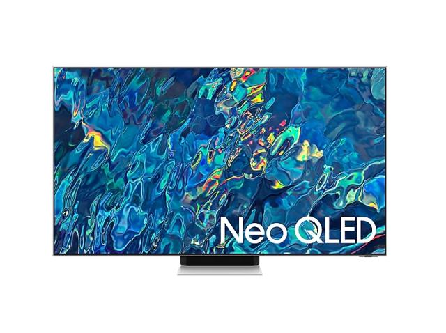 Телевизор Samsung 65'' 65QN95B Neo QLED FLAT, SMART, 4700 PQI, Quantum Mini LED, Micro Dimming, Quantum HDR 2000, Dolby Atmos, Q-Symphony, Bixby, Bluetooth 5.2, Wi-Fi 5, 4xHDMI, 3xUSB, Tizen 6.5, Frost Silver