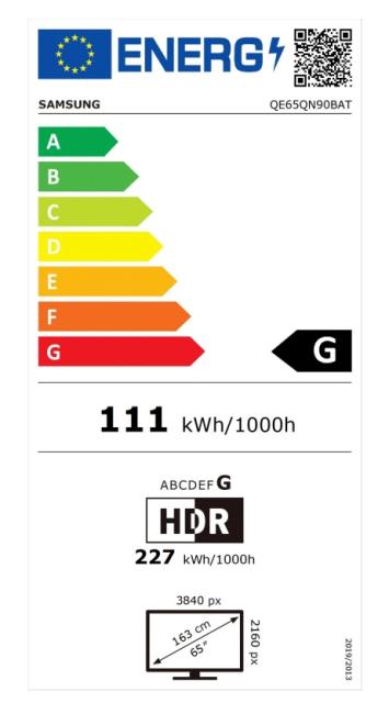 Телевизор Samsung 65" QE65QN90B 4K/UHD Smart TV, HDR10+, DVB-T2/C/S2 x 2, WiFi5, LAN, Bluetooth 5.2, 4x HDMI, 2x USB