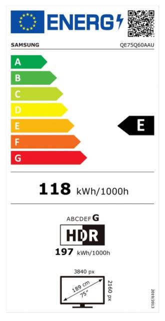 Телевизор Samsung 75'' 75Q60A QLED FLAT, SMART, 3100 PQI, Dual LED, Micro Dimming, Quantum HDR, HDR 10+, Dolby Digital Plus, Q-Symphony, Mirroring, Bixby, Bluetooth 4.2, Wi-Fi 5, 3xHDMI, 2xUSB, Frameless, Tizen, Black