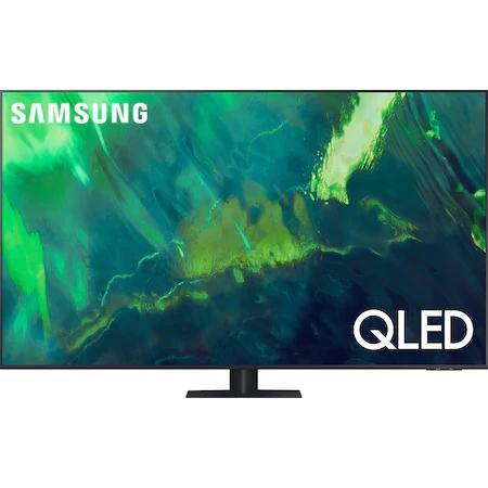 Телевизор Samsung 75" 75Q70A QLED FLAT, SMART, 3400 PQI, Dual LED, Quantum HDR, HDR 10+, Dolby Digital Plus, Bixby, Bluetooth, 4xHDMI, 2xUSB, LAN, Digital Audio, Frameless, Tizen, Black