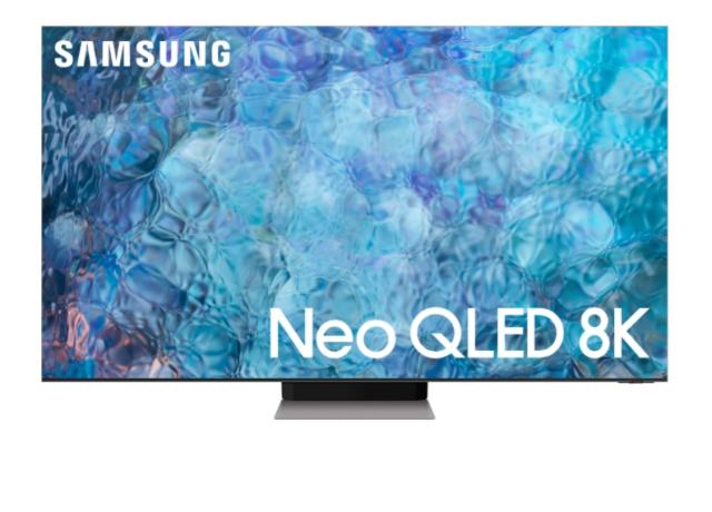 Телевизор Samsung 75'' 75QN900A Neo QLED 8K FLAT, SMART, 4900 PQI, Quantum Matrix Pro, Direct Full Array 8x, Micro Dimming, Quantum HDR 3000, HDR 10+, Dolby Digital Plus, Q-Symphony, Mirroring, Bixby, Bluetooth 5.2, Wi-Fi 6, 4xHDMI, 3xUSB, Frameless,