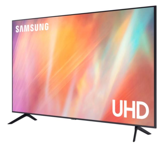 Телевизор Samsung 75" 75AU7172 4K UHD LED TV, SMART, Crystal Processor 4K, 2200 PQI, HDR 10+, Mega Contrast, Dolby Digital Plus, Q-Symphony, 3xHDMI, 2xUSB, WiFi, Bluetooth, Tizen, Black