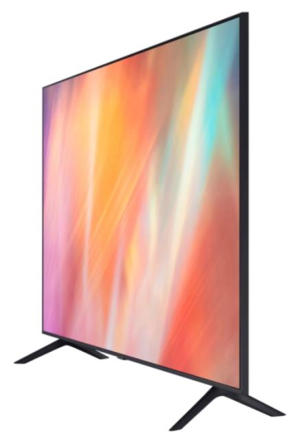 Телевизор Samsung 75" 75AU7172 4K UHD LED TV, SMART, Crystal Processor 4K, 2200 PQI, HDR 10+, Mega Contrast, Dolby Digital Plus, Q-Symphony, 3xHDMI, 2xUSB, WiFi, Bluetooth, Tizen, Black