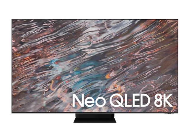Телевизор Samsung 75'' 75QN800A Neo QLED 8K FLAT, SMART, 4800 PQI, Dual LED, Direct Full Array 8x, Micro Dimming, Quantum HDR 2000, HDR 10+, Dolby Digital Plus, Q-Symphony, Mirroring, Bixby, Bluetooth 5.2, Wi-Fi 6, 4xHDMI, 3xUSB, Frameless, Tizen, Bl