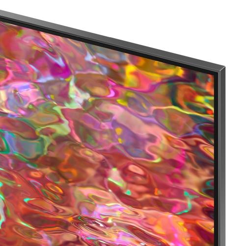 Телевизор Samsung 75'' 75Q80B QLED FLAT, SMART, 3800 PQI, Full-Array Micro Dimming, Quantum HDR 1500, Dolby Digital Plus, Q-Symphony, Bixby, Bluetooth 4.2, Wi-Fi 5, 4xHDMI 2.1, 2xUSB 2.0, Tizen 6.5, Titan Black